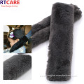 Rabbit hair imitation car seat belt pad